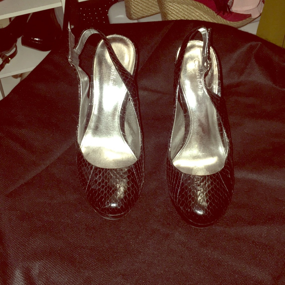 snake skin stilettos